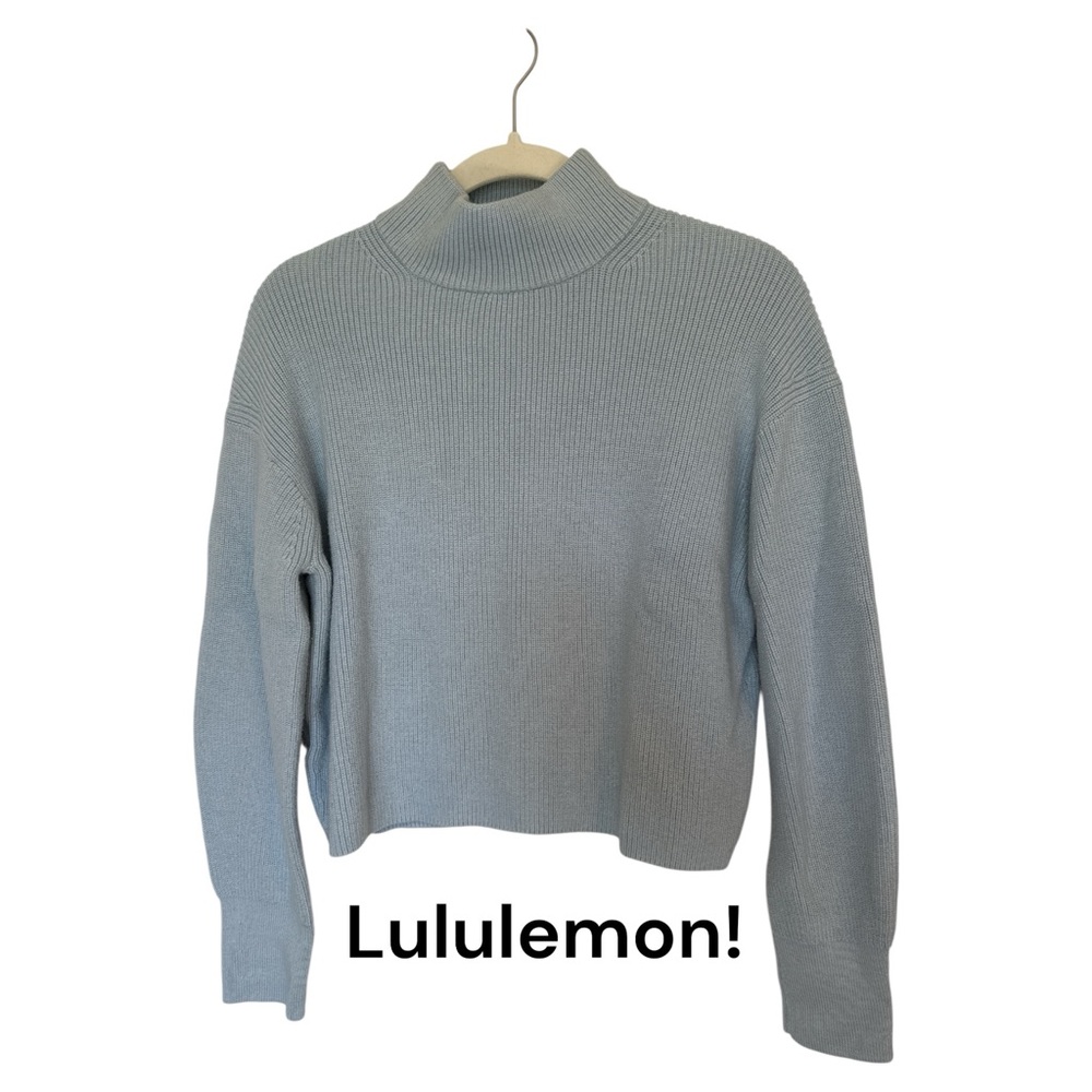 lululemon athletica EUC Size 4Blue Women's Sweater